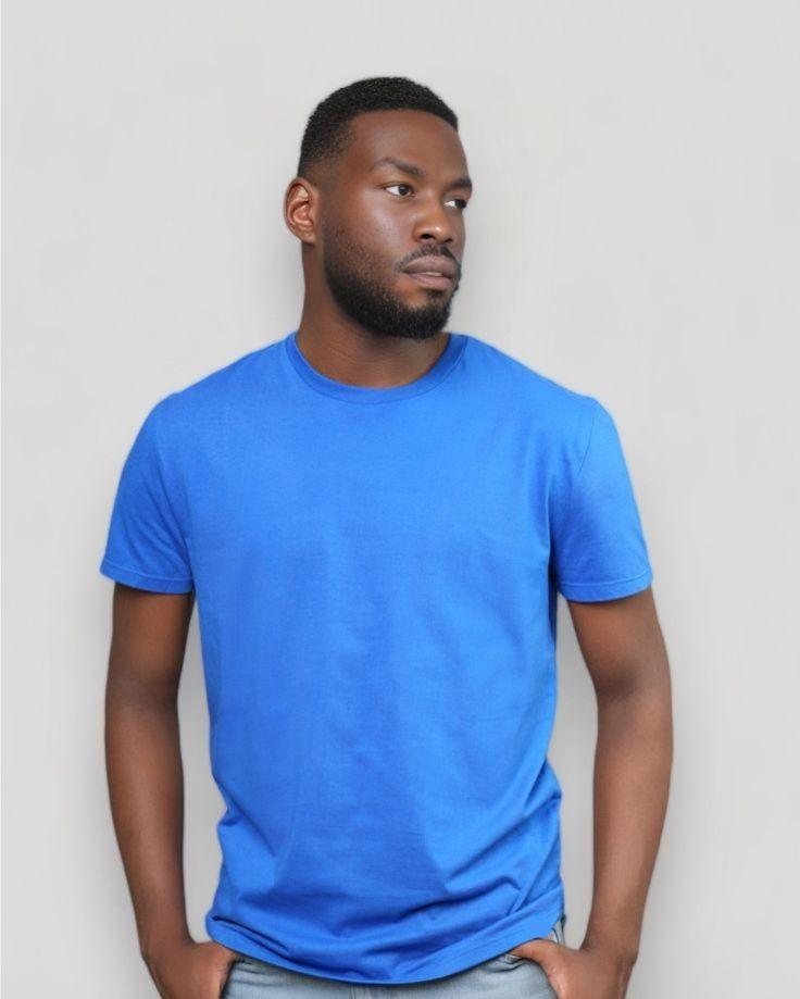 T-shirt Bleu Vif